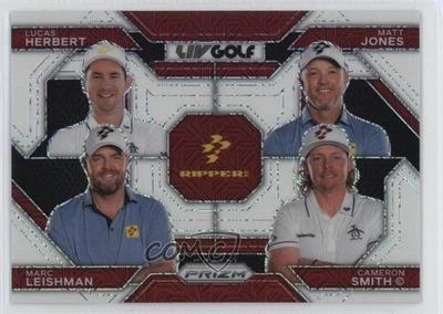 2024 Prizm LIV Golf Team Cards White Mojo /36 Matt Jones Cameron Smith Rookie RC - Image 1 of 2