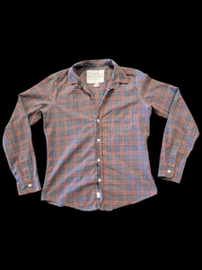 Frank & Eileen Shirt Womens M Plaid BARRY Tailored Button Up Cotton LS USA - Picture 1 of 6