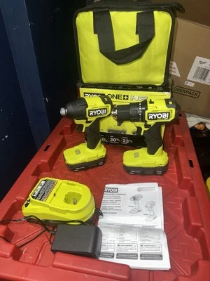 ONE+ HP 18V Brushless Cordless Compact 1/2 in. Drill and Impact Driver Kit - Image 1 of 3