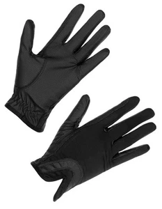 Guanti equitazione uomo donna in bottiglie PET ULANTA Kerbl nero black - Foto 1 di 1