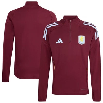Aston Villa adidas Training Top - Claret - Image 1 of 4