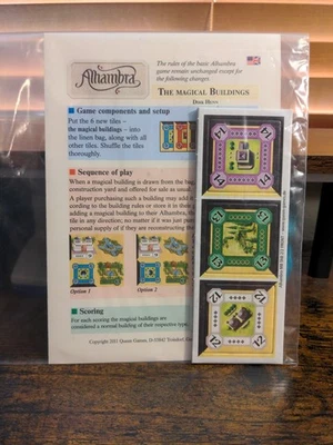 NEW Alhambra The Magic Buildings Promo Pack Queen Board Games - Image 1 of 3