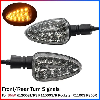 Светодиодный указатель поворота прозрачная линза индикатор света для BMW R1150R Rockster R1100S R850R - Изображение 1 из 4