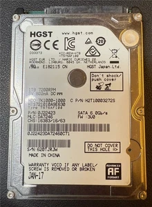 HGST, 1TB, 7K1000-1000, HTS721010A9E630, S/N: 620TJRJW, SATA HDD - Picture 1 of 1