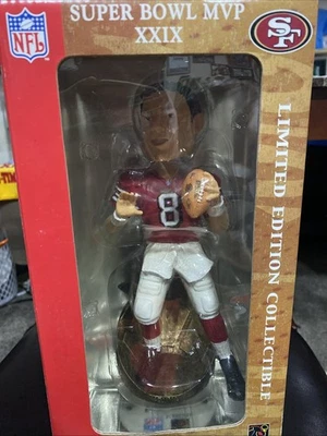 STEVE YOUNG San Francisco 49ers Legend SUPER BOWL XXIX MVP 10” Bobblehead NIB! - Image 1 of 4