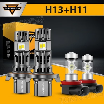 For 2010 2011-2013 Ford Transit Connect AUXBEAM LED Headlight Fog Light 6500K 6X - Image 1 of 4