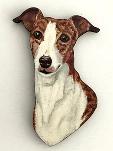 Whippet Fridge Magnet ~ By Chuck Brown - Picture 1 of 3