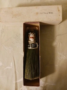 1934 Chicago World Fair Porcelain BUll Doggy Whisk Brush with Original Box 411 - Picture 1 of 19