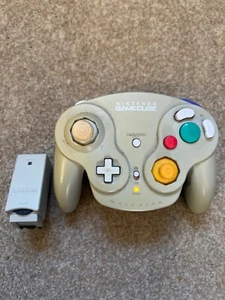 Nintendo GameCube Wavebird Wireless Controller with Receiver Official Genuine GC - Picture 1 of 7
