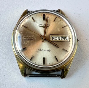 Longines Admiral Automatik Uhr Cal 503 Vintage Herren Beige Zifferblatt 17 Jewels - Bild 1 von 10