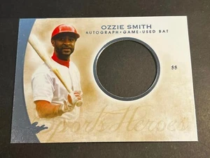 2014 Leaf MISSING AUTOGRAPH PROOF 2 Pieces Ozzie Smith Cardinals #AM-OS1 - Picture 1 of 4