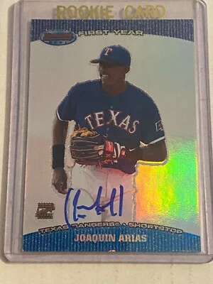 ⚾ 2004 Topps Bowman's Best Baseball Autograph #BB-JA Joaquin ARIAS ⚾ - Image 1 of 2