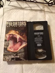 PREDATORS OF THE WILD-SNAKE-VHS - Picture 1 of 4