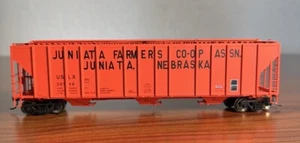 HO Exactrail Evans 4780 Hopper Juniata Farmers Coop USLX 26149 NO ORIGINAL BOX - Picture 1 of 13