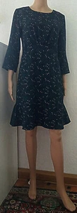 Ellen Eisemann: Kleid/Empire/dunkelblau/mehrfarbig/Material mit Struktur, Gr. 34 - Bild 1 von 12