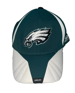 Philidelphia Eagles Gorra Acolchada Verde y Blanco Gorra Ajustada de Béisbol NFL Lateral - Imagen 1 de 7