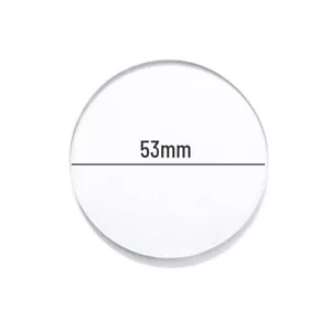 Coperchio curvo di ricambio diapositiva 53 mm per indicatore di prova pinza quadrante - Foto 1 di 3
