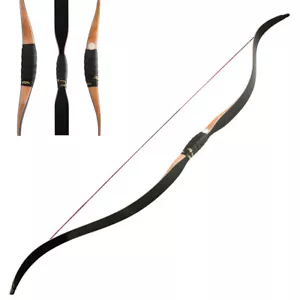 15-50lbs Traditional Recurve Bow Hunting Horsebow Longbow Mongolian Archery - Picture 1 of 11