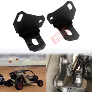 For Can Am Maverick X3 Max Turbo DS RS LED UTV Rear Pillar Flag Antenna Bracket - Picture 1 of 12