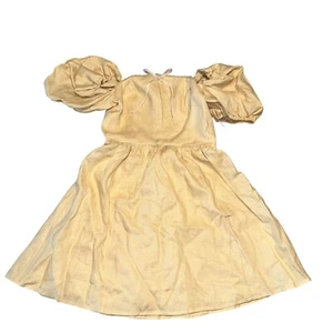 Mini Abito Donna Riforma Malvina Giallo Dettaglio Fiocco Lino Nuovo Senza Etichetta 0 - Foto 1 di 11