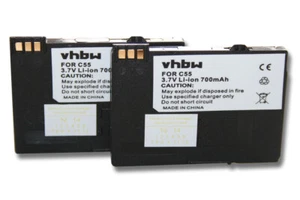 2x Batería para Siemens A57 A58 A60 A62 C55 A51 C57 A52 C58 A55 C60 A65 A70 A75 - Zdjęcie 1 z 9