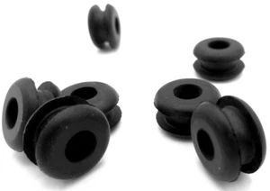 Ojales de goma, se adapta a orificio redondo de 5/16", se adapta a materiales de 1/16" de espesor, tiene identificación de 3/16" - Imagen 1 de 12