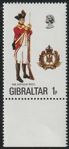 1976 Gibraltar SC# 330 - Uniform Type of 1969 - M-NH - Picture 1 of 2