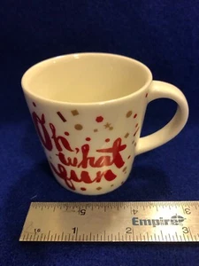 2014 Starbucks Espresso 3 oz Demitasse "Oh What Fun" Christmas Holiday Cup - Picture 1 of 4
