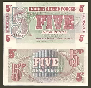Gr. Britain P M47, 5 Pence, 1972 UNC 6th Series, Bradbury Wilkinson printer - Picture 1 of 1