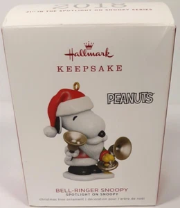 Snoopy Peanuts Hallmark 2018 Bell Ringer Snoopy 21st in Spotlight Series Tuba - Picture 1 of 2