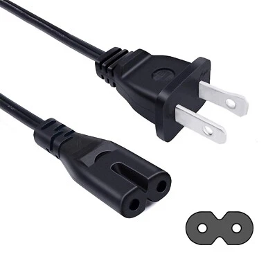 6ft Replacement AC Power Cord for PS1 PS2 PS3 / PS4 / PS5 / Xbox Series S/X - Image 1 of 4