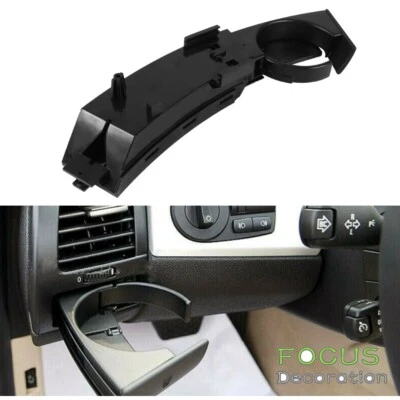 Para BMW E85 E86 Z4 2003 04 05-2007 2008 Negro Conductor Izquierdo Portavasos Salpicadero Foto 1 de 4