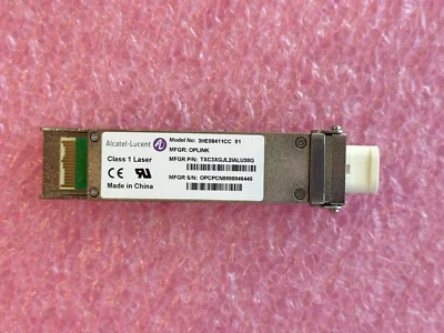 Alcatel-Lucent  3HE08411CC XFP 10GBASE-ZR  CWDM 1511nm 70km - Image 1 of 2