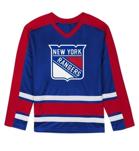 NWT~ NHL Apparel sz XL 16-18 Hockey Jersey New York Rangers Boys - Picture 1 of 5
