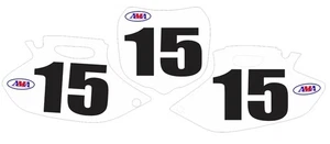 Number Plate Graphics for 1998-2002 Yamaha YZ426f Decals graphic sticker - Picture 1 of 1