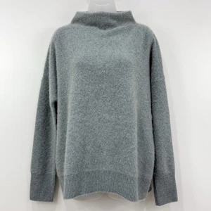 Vince Boiled Cashmere Pullover Damen L meliert Patina kuscheliger Trichter leise Luxus - Bild 1 von 12
