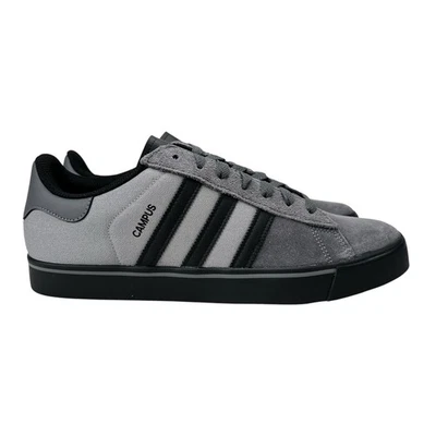 Adidas Campus Vulc Negro Gris Zapatos JQ6359 Para hombres Tallas 7.5 - 12 Foto 1 de 4