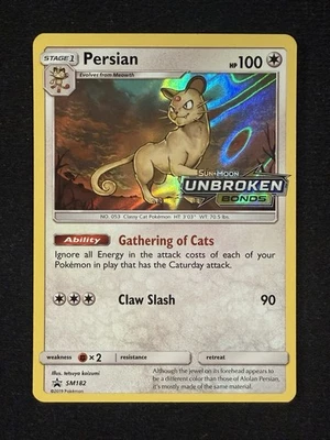 Persian - (Prerelease) SM182 Sm Holo Pokemon TCG - Image 1 of 4