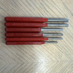 Craftsman Roll Pin Punch Set, made in USA (p/n 42212-13-14-15-16-17) - 6 pcs - Picture 1 of 4
