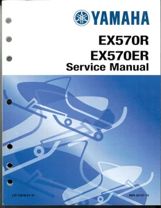Yamaha Service Manual - Snowmobile - EX570R & EX570ER - c1990 - Picture 1 of 6