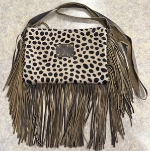 Keep It Gypsy LV Logo Upcycled Crossbody Bag Leopard Print Excellent Condition!! - Picture 1 of 6