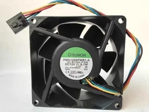 SUNON PMD1208PMB1-A DC12V 9.1W 8CM Fan NEW - Afbeelding 1 van 3
