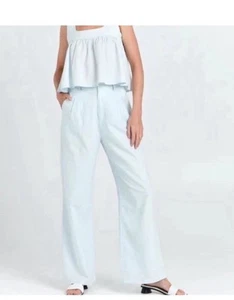 Neu Anthropologie Charlie Urlaub Hosenanzug Bio-Baumwolle Größe Small Einzelhandel $ 200 - Bild 1 von 6