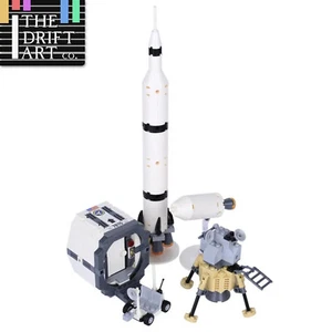 MOC Saturn Raumschiff Rakete Moonbuggy Teleskop für Lego Bausteine Set - Bild 1 von 9