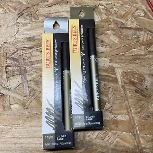 TWO (2) Burts Bees Eye Liner Precision Glided Sage 1480 - Picture 1 of 1