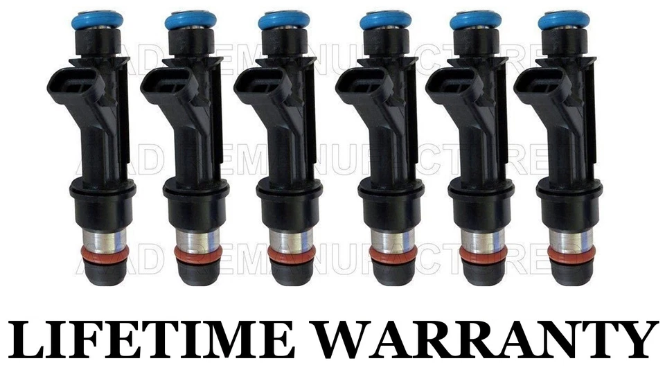 ✅Genuine Delphi Set Of 6 Fuel Injectors for Chevy Buick Pontiac Firebird 3.8L - Image 1 of 1