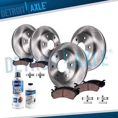 Rotores de freno delanteros y traseros de 355 mm + pastilla de cerámica para Cadillac STS CTS V 6 tacos Foto 1 de 4