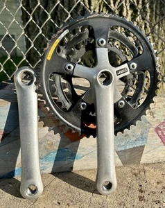 Shimano Exage Crankset FC-M400 Vintage Mountain Bike Triple 170 Crank Set MTB - Picture 1 of 7