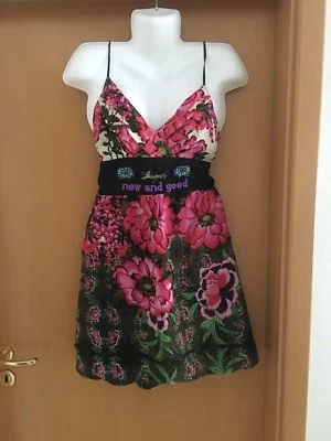Desigual Sommer Kleid mit dünnen trägern /mit Taschen  Gr:38 - Bild 1 von 2