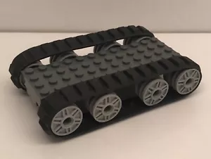 Lego Tank Tread Base: precostruito, binari ruota in gomma mozzo starter kit - Foto 1 di 2